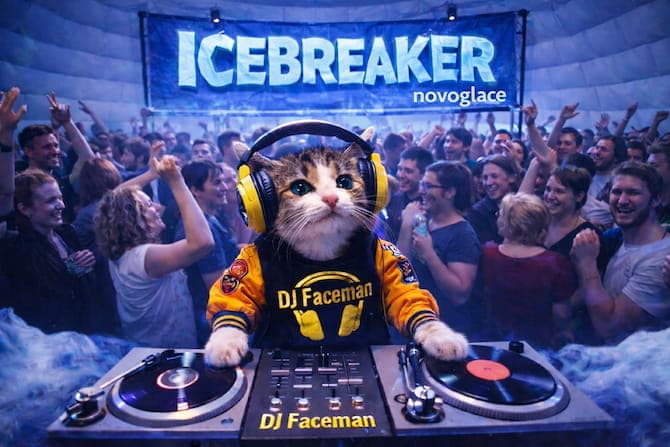 DJ Faceman in der Icebreaker Bar