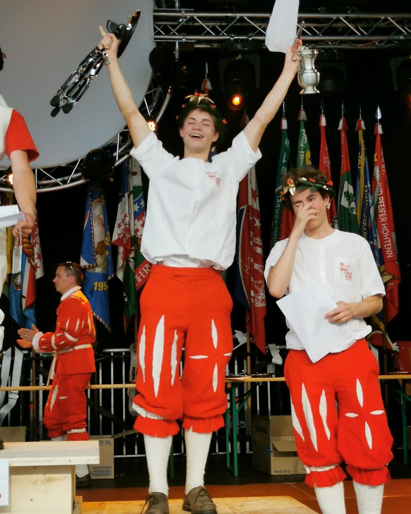 Rangverkündigung im Festzelt